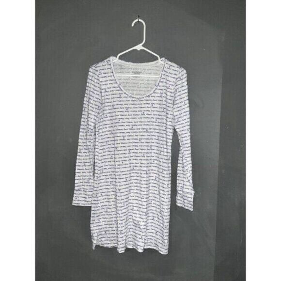 Victorias Secret Graphic Script Nightshirt - Picture 2 of 5